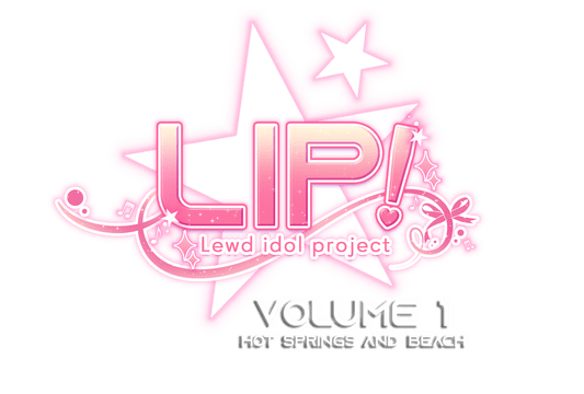 Логотип LIP! Lewd Idol Project Vol. 1 - Hot Springs and Beach Episodes