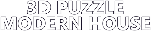 Логотип 3D PUZZLE - Modern House